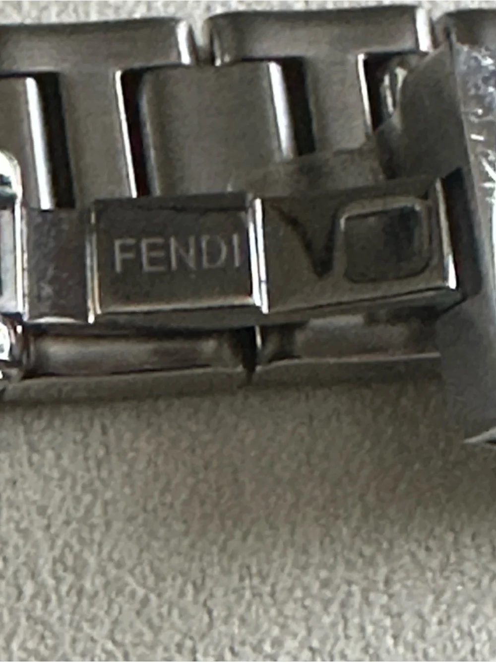 Fendi Stainless Steel Silver Bracelet Watch